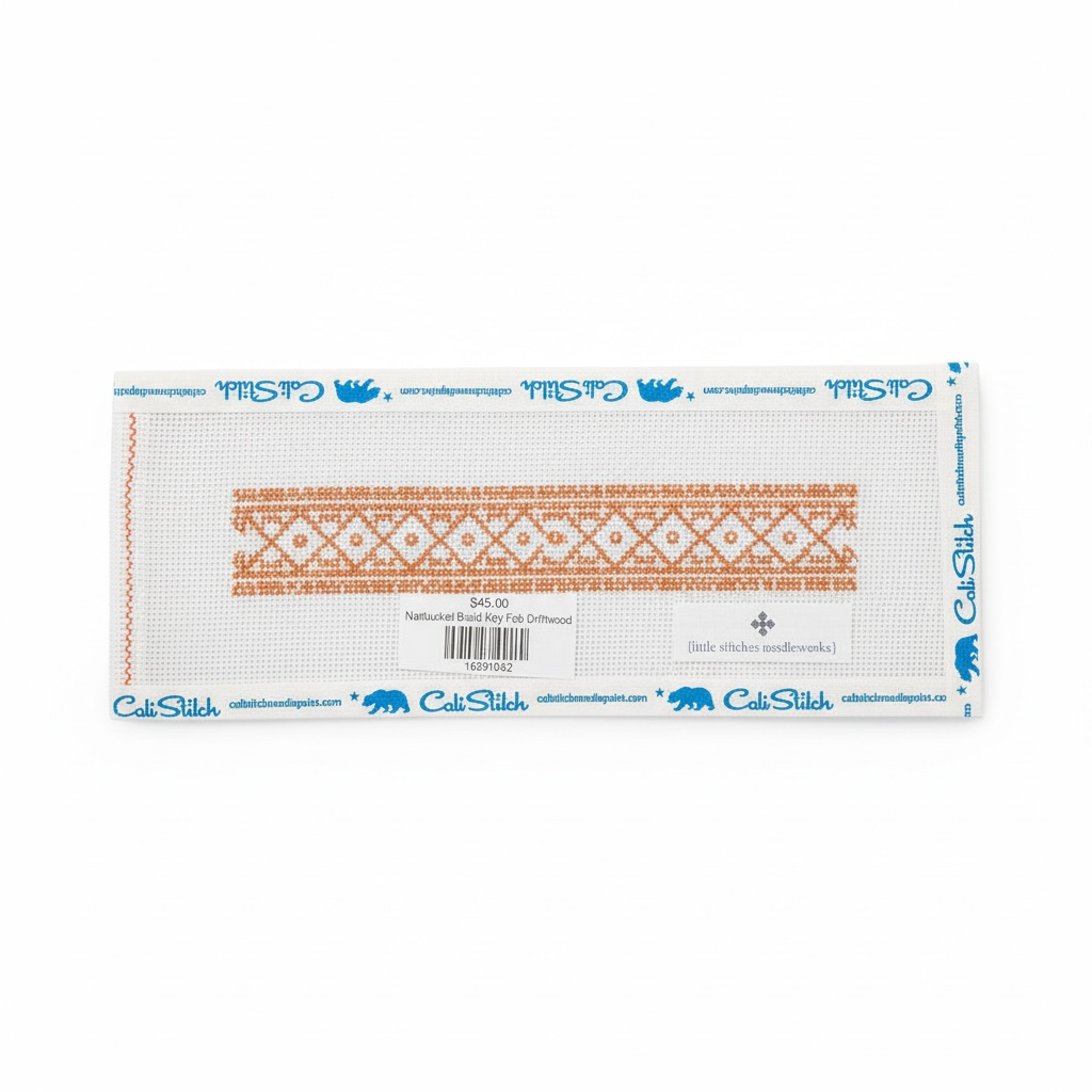 Nantucket Braid Key Fob Driftwood
