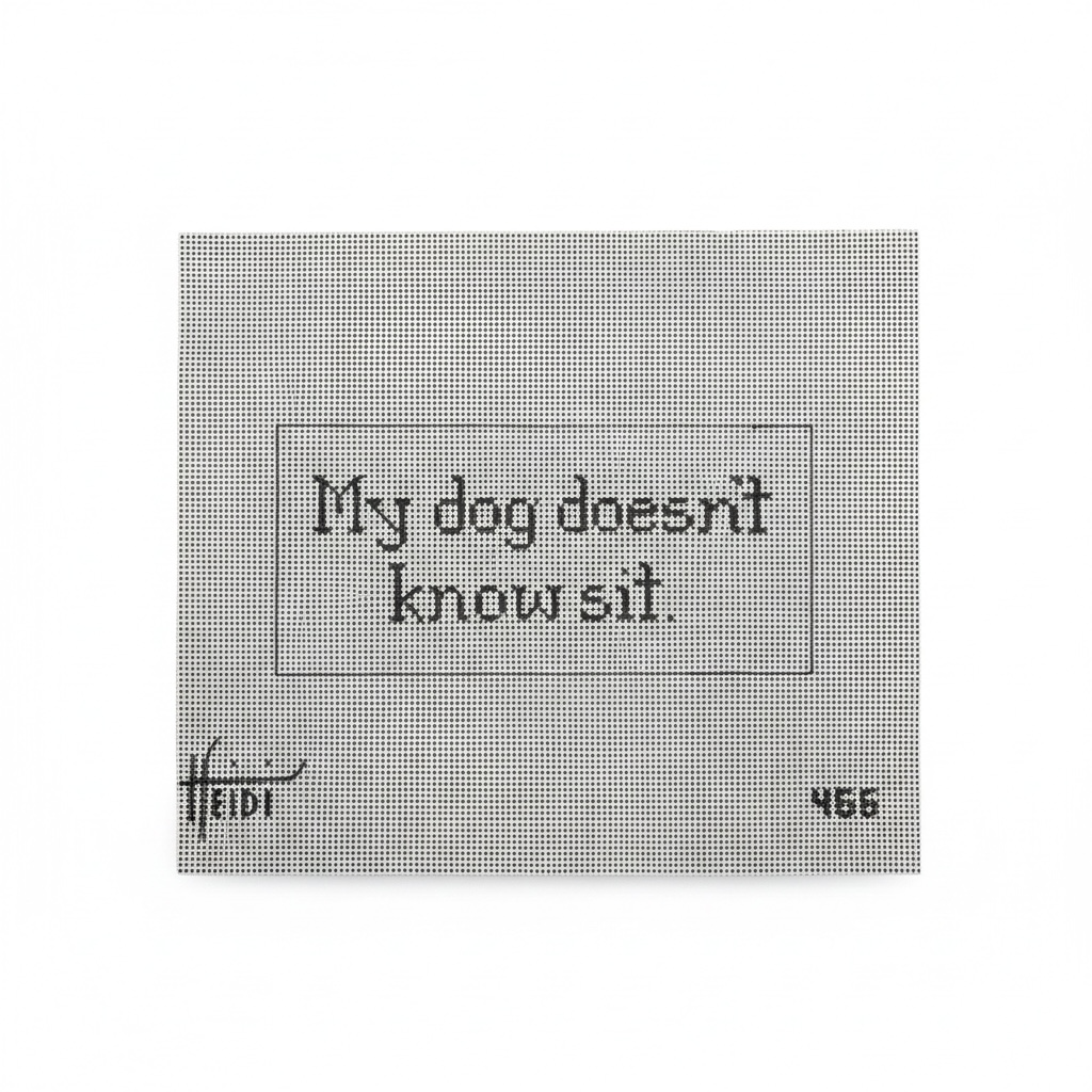 My Dog Doesn't Know Sit