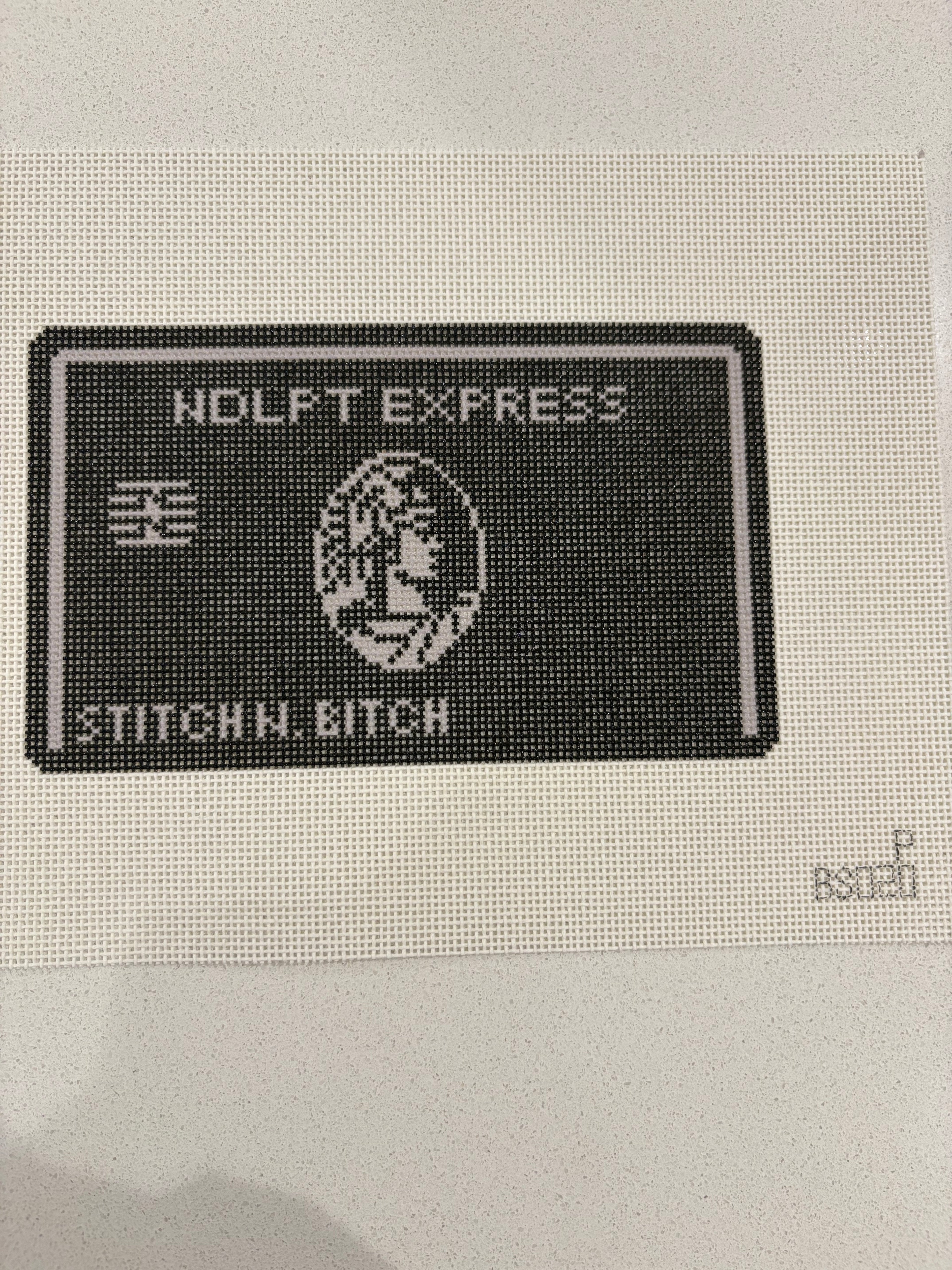 TRUNK SHOW - Printed Black Card 13 mesh