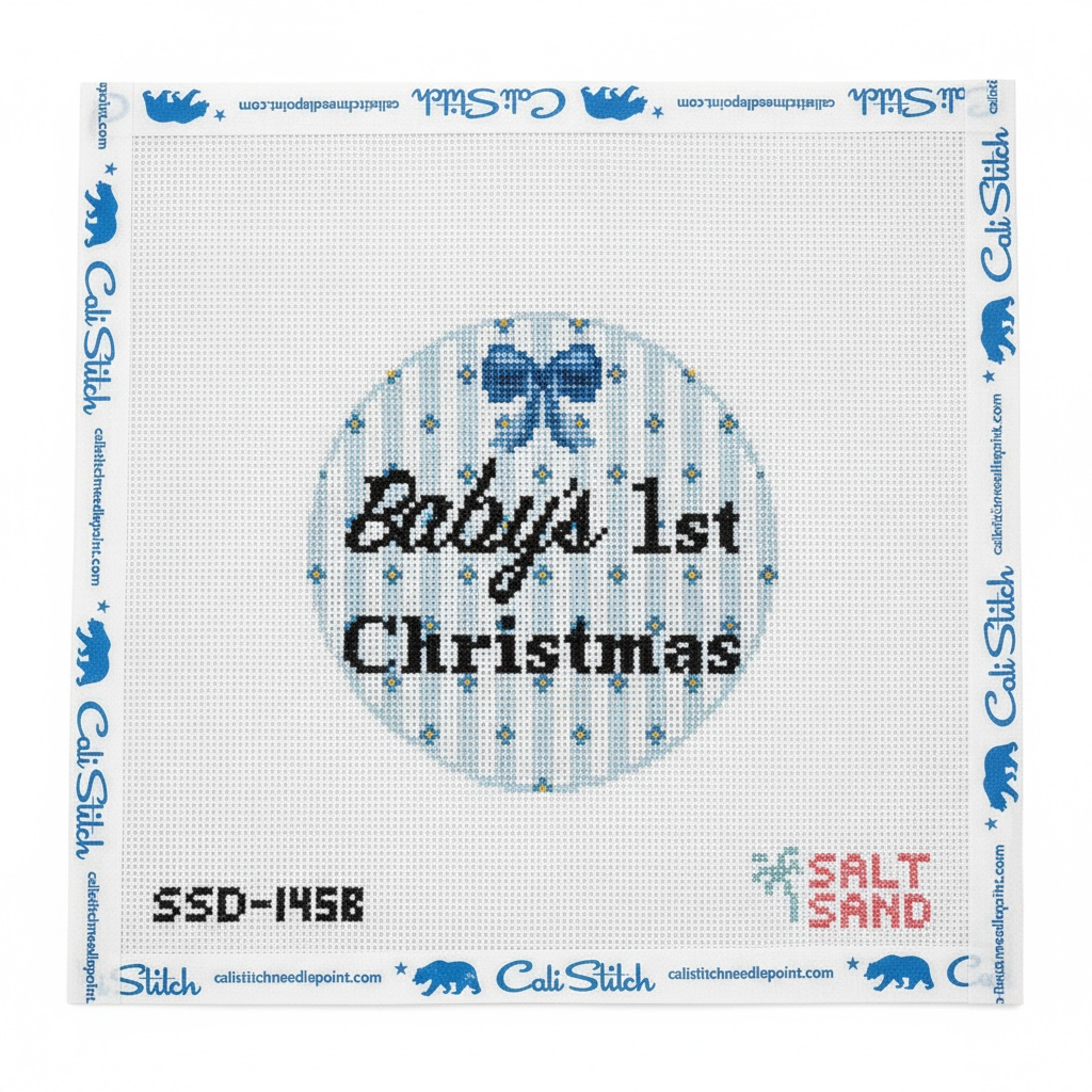 Baby's First Christmas Blue
