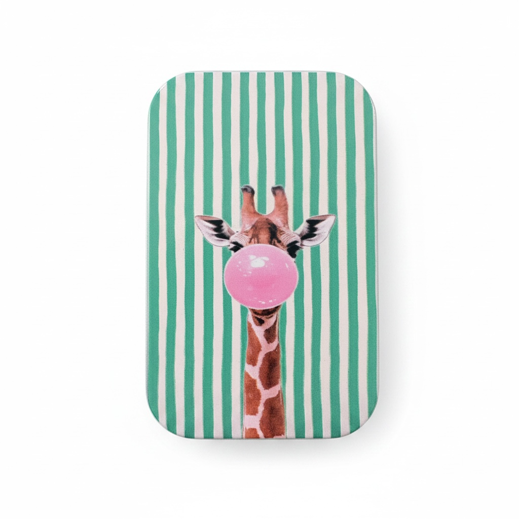 Bubble Gum Giraffe Tin