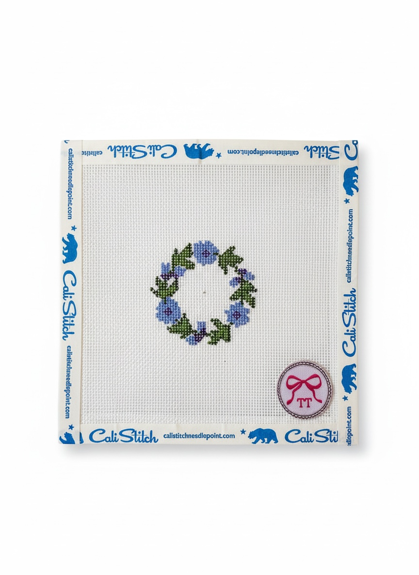 Cornflower Wreath Round