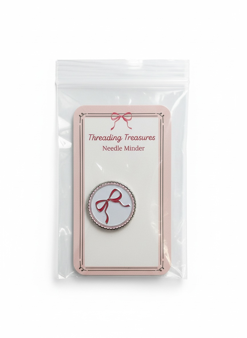 Pink Bow Needleminder