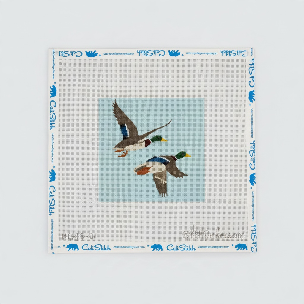 Mallards in Flight Sq.