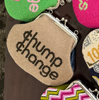 Chump Change Kiss Lock Bag - Greyscale