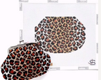 Leopard Kiss Lock Bag