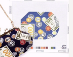 Coins and Bills Kiss Lock Bag