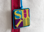 SHIT Bag Charm - Greyscale.  Pick any color!
