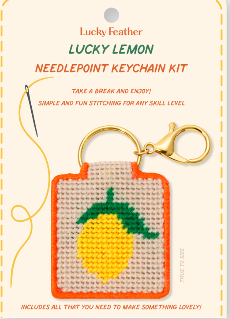 Self-Finishing Keychain Kit - Lemon