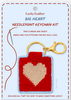 Self-Finishing Keychain Kit - Heart