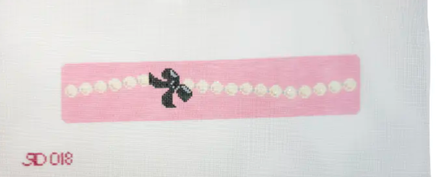 Pearls on Pink Bracelet