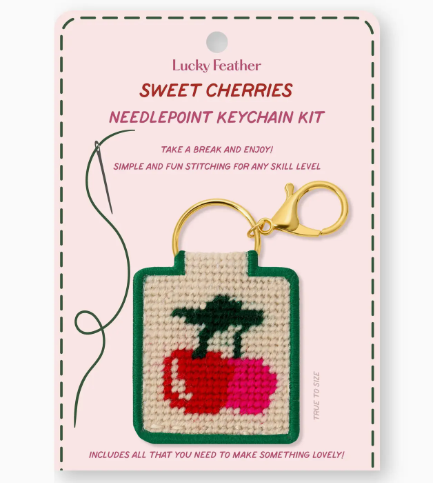 Beginner Needlepoint Keychain Kits