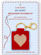 Beginner Needlepoint Keychain Kits