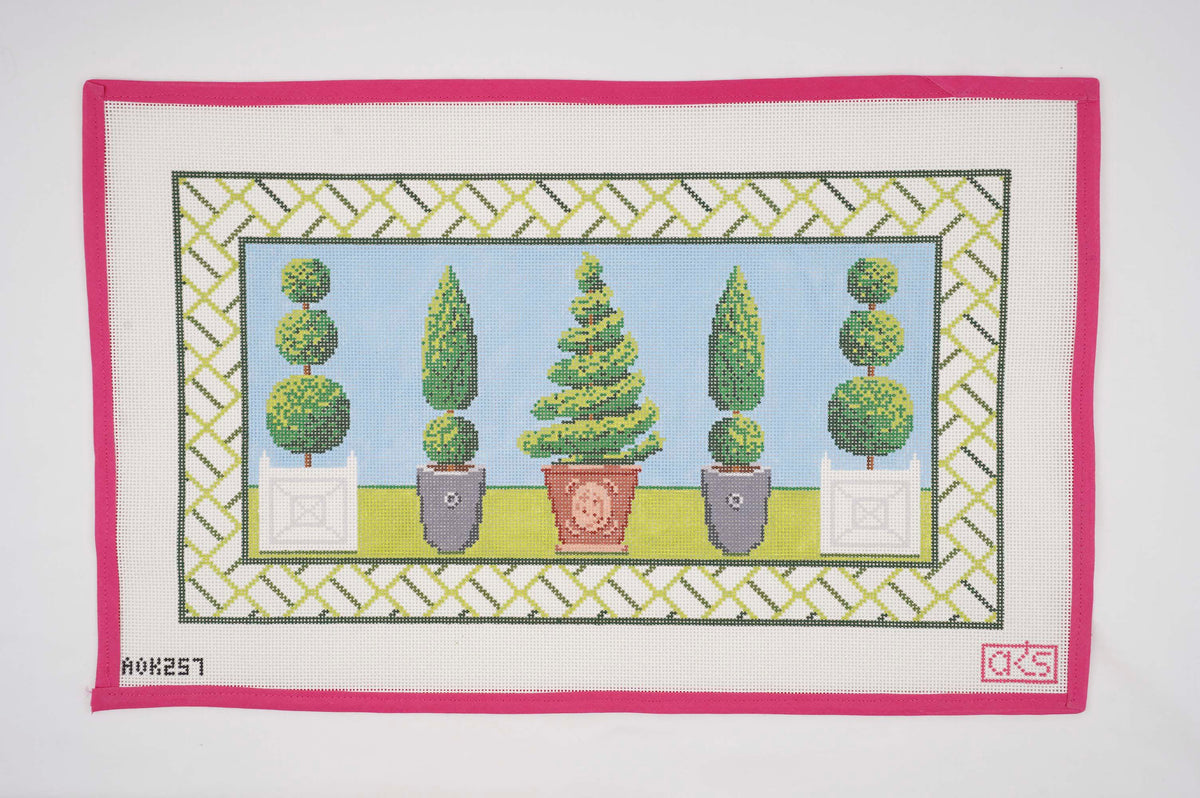 TRUNK - Topiary Pillow on Brick